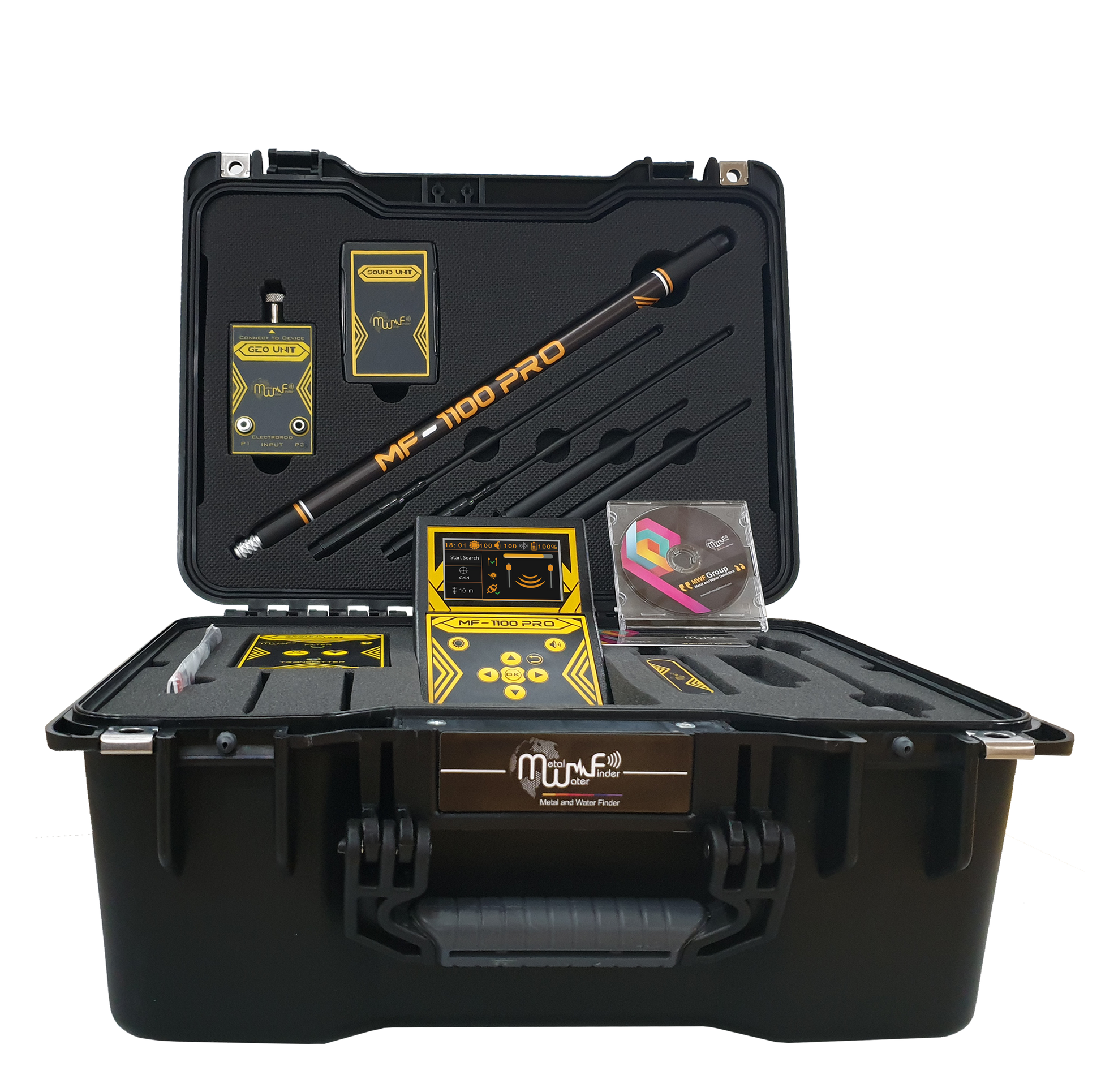 MWF MF 1100 Pro Long Range Detector - Super Package
